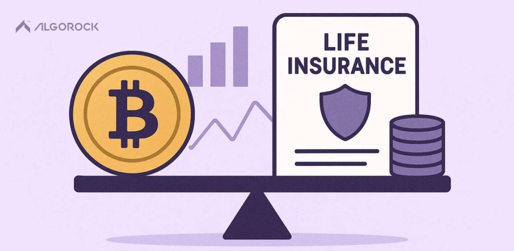 بیت کوین بخرم یا بیمه عمر؟ کدام برای پس انداز و رشد سرمایه بهتر است؟