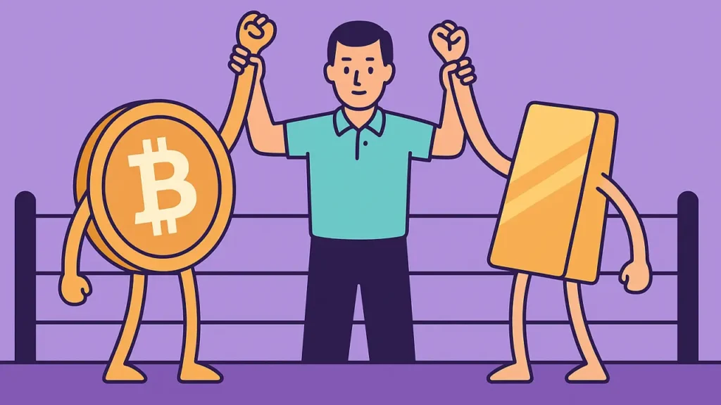 طلا یا بیت کوین؟