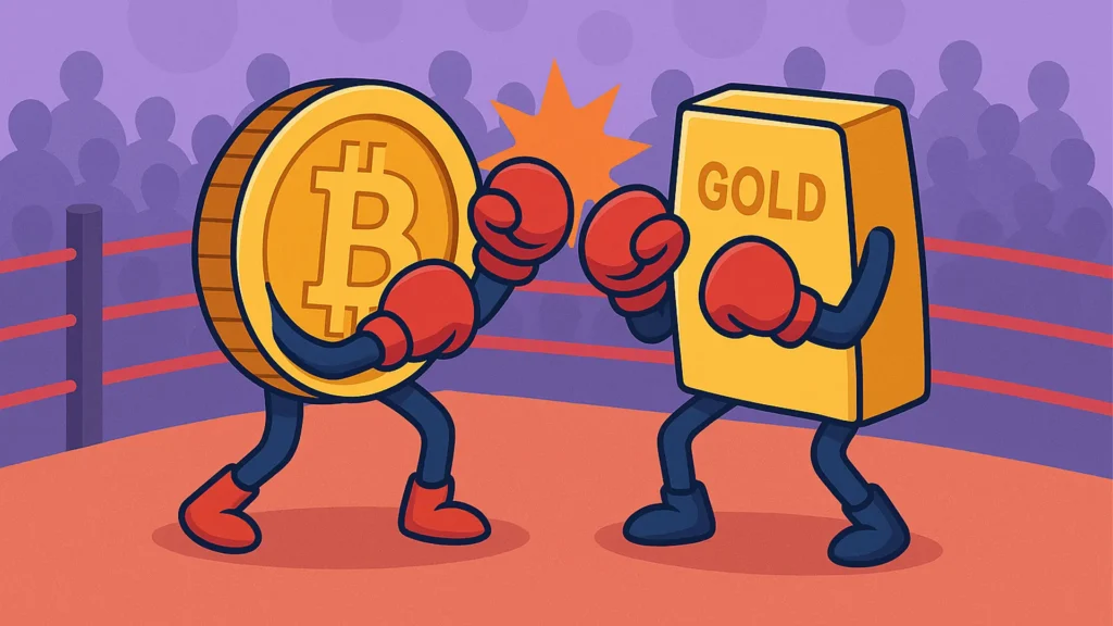 بیت کوین یا طلا