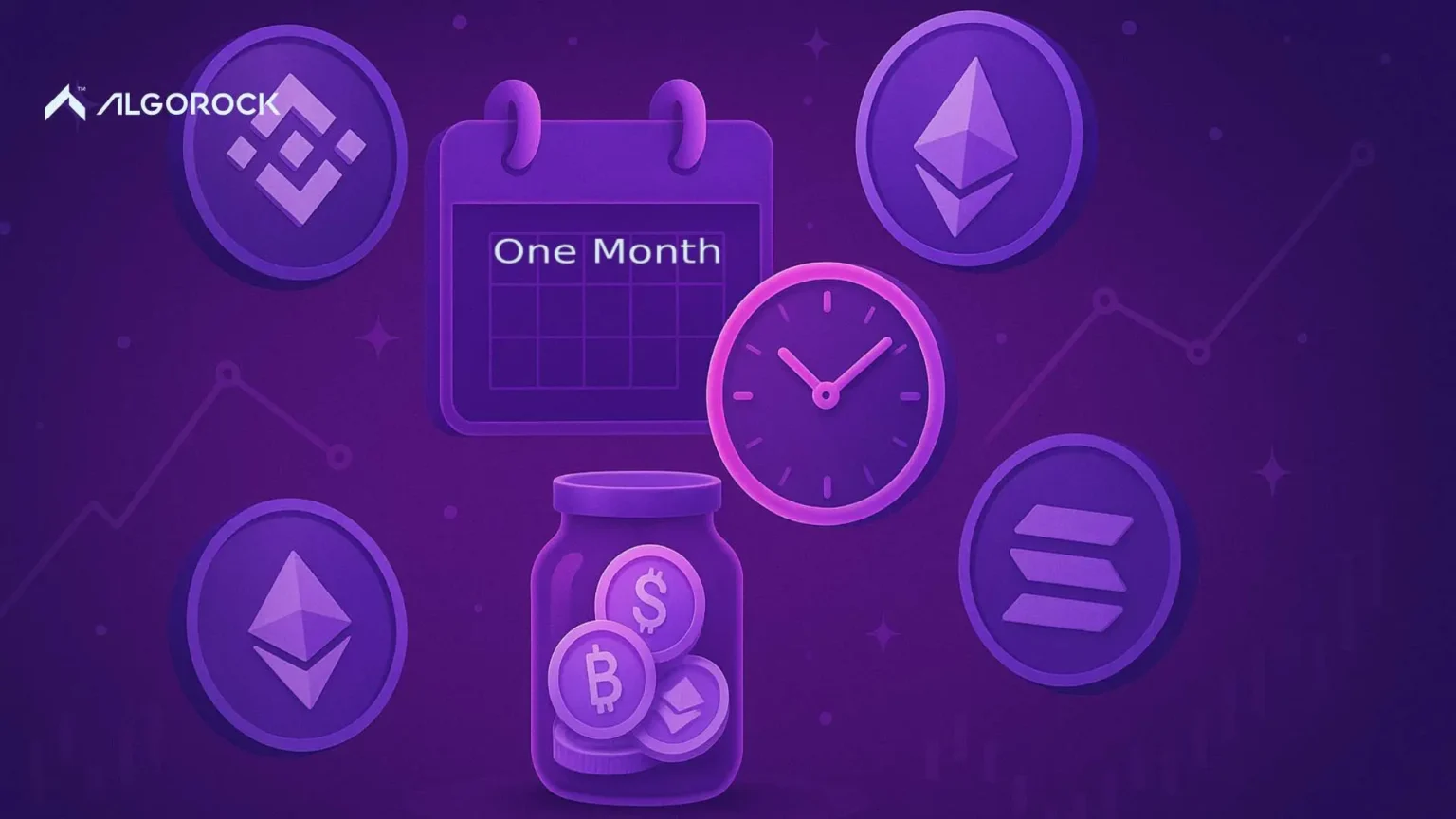 سرمایه گذاری یک ماهه در ارزهای دیجیتال