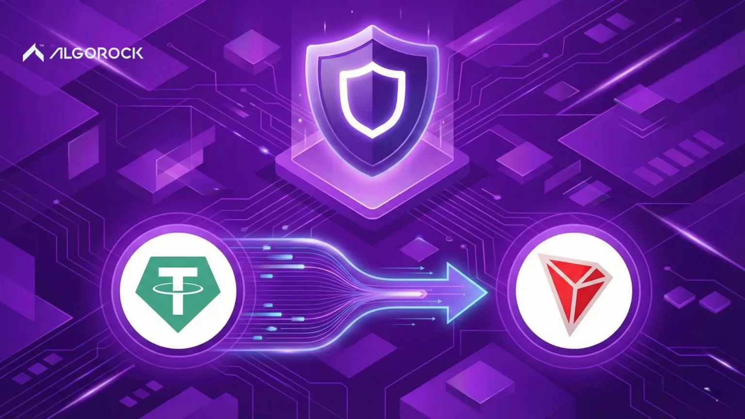 تتر به ترون در تراست ولت