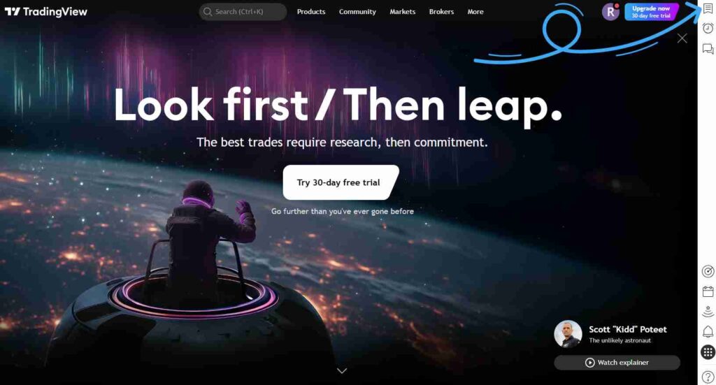 مراحل ساخت واچ لیست در تریدینگ ویو